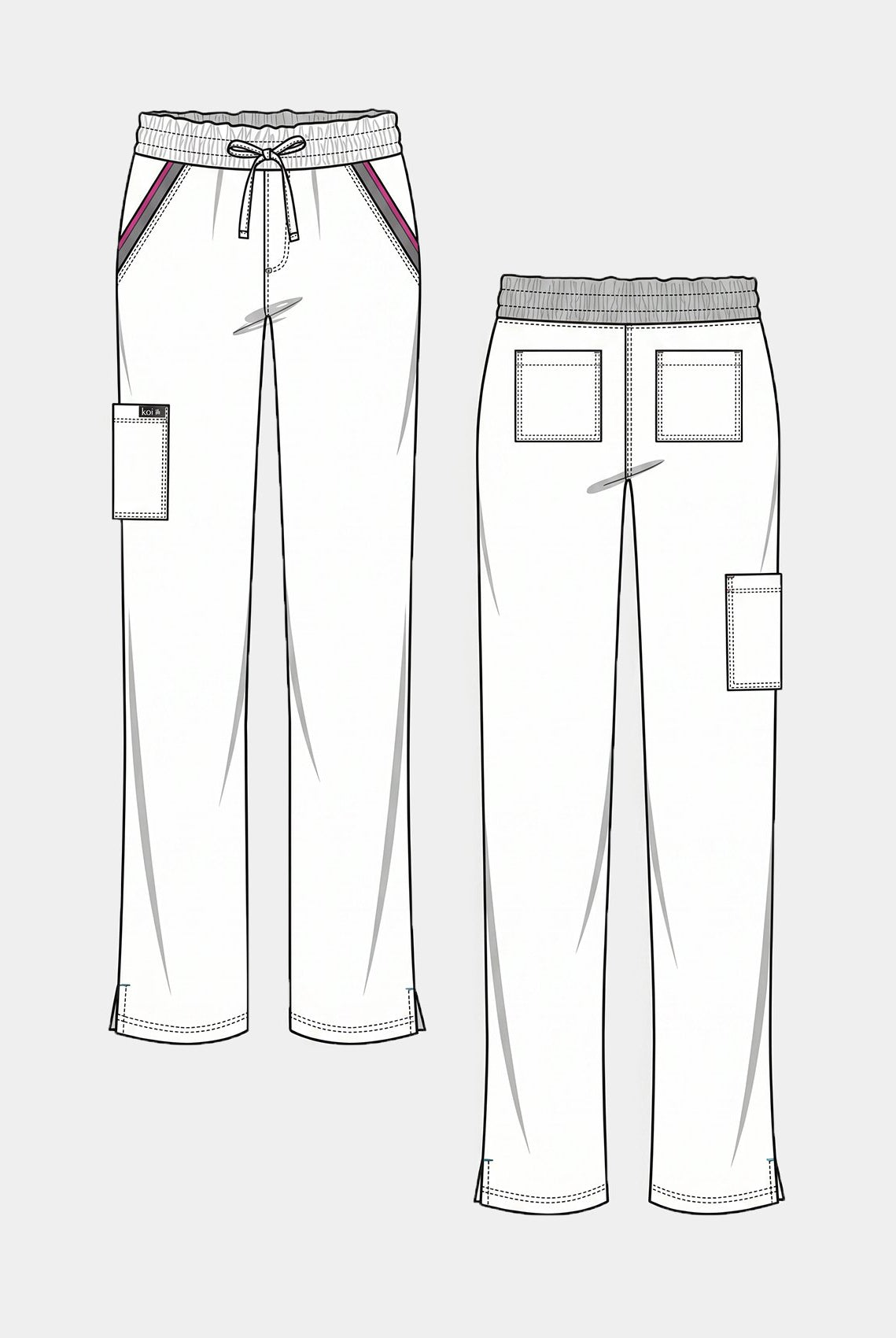 womens scrub trousers koi basics raelynn sketch