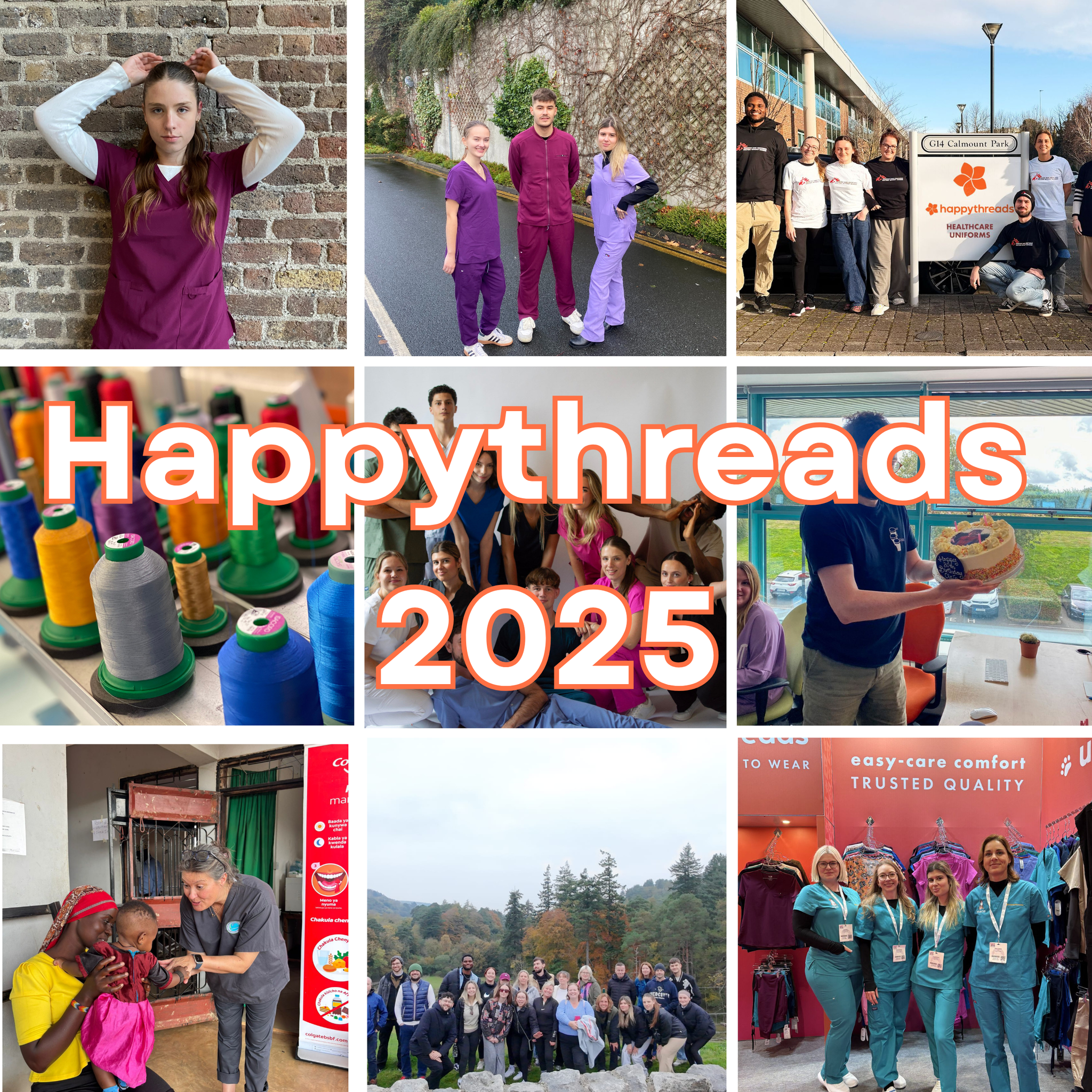 Happyuniforms 2025 Jahresrückblick: Neue Scrubs, größere Wirkung und jede Menge kontrolliertes Chaos