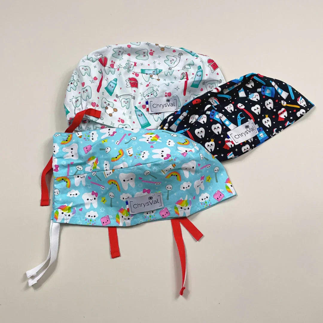 Stylische und nachhaltige OP-Hauben: ChrysVal