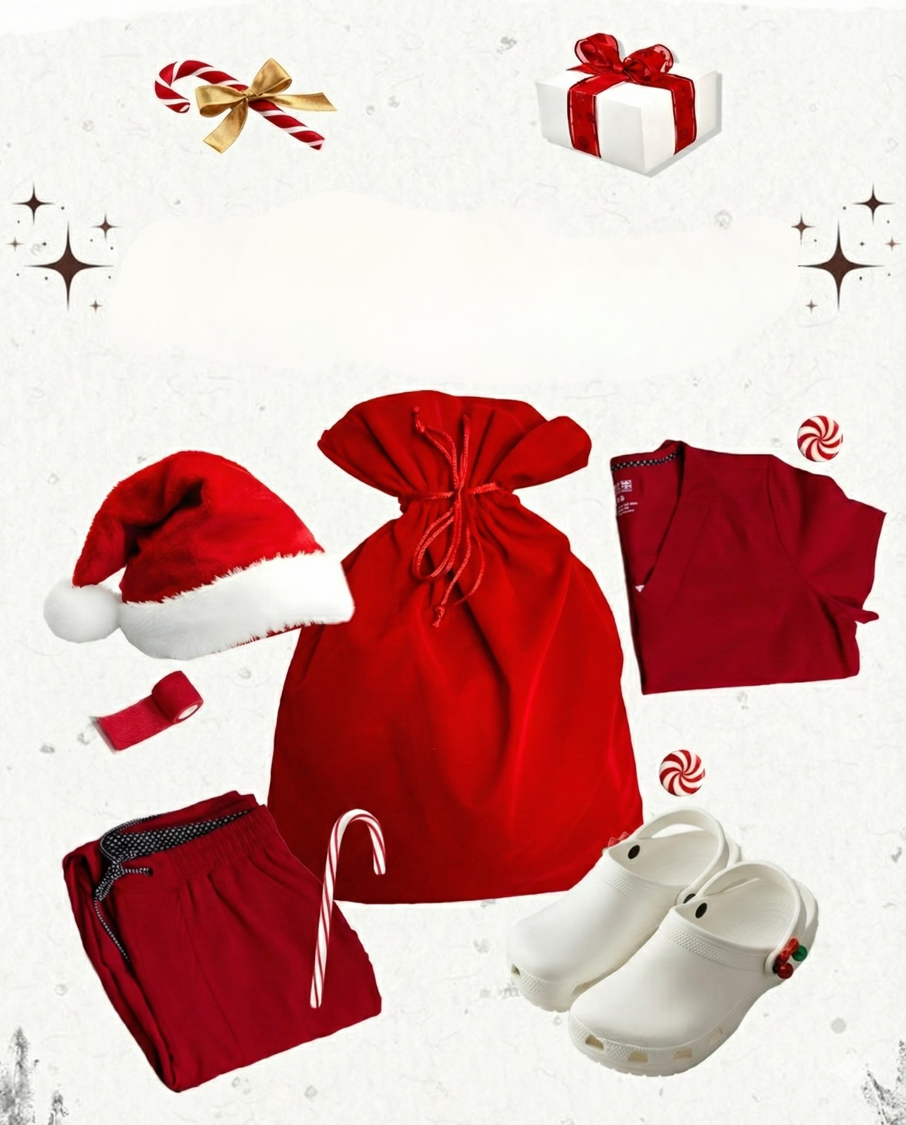 Regala comodidad y estilo estas fiestas: scrubs navideños