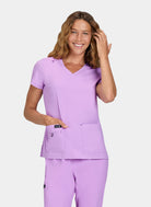 Koi Basics Becca Scrub Top Bloom Lavender