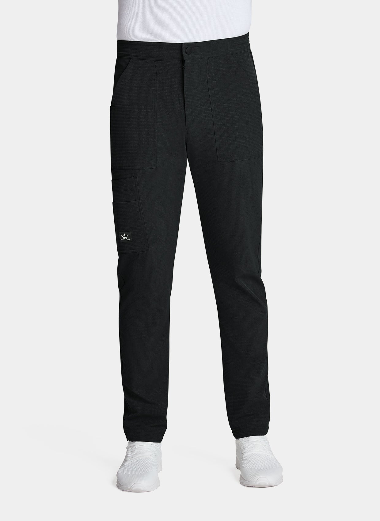 Men's Koi Solis black scrub trousers