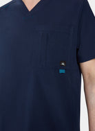 Men's Koi Solis Caldwell scrub top navy