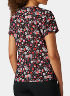 Koi Basics Leslie Scrub Top Slothy Kind of Love Back