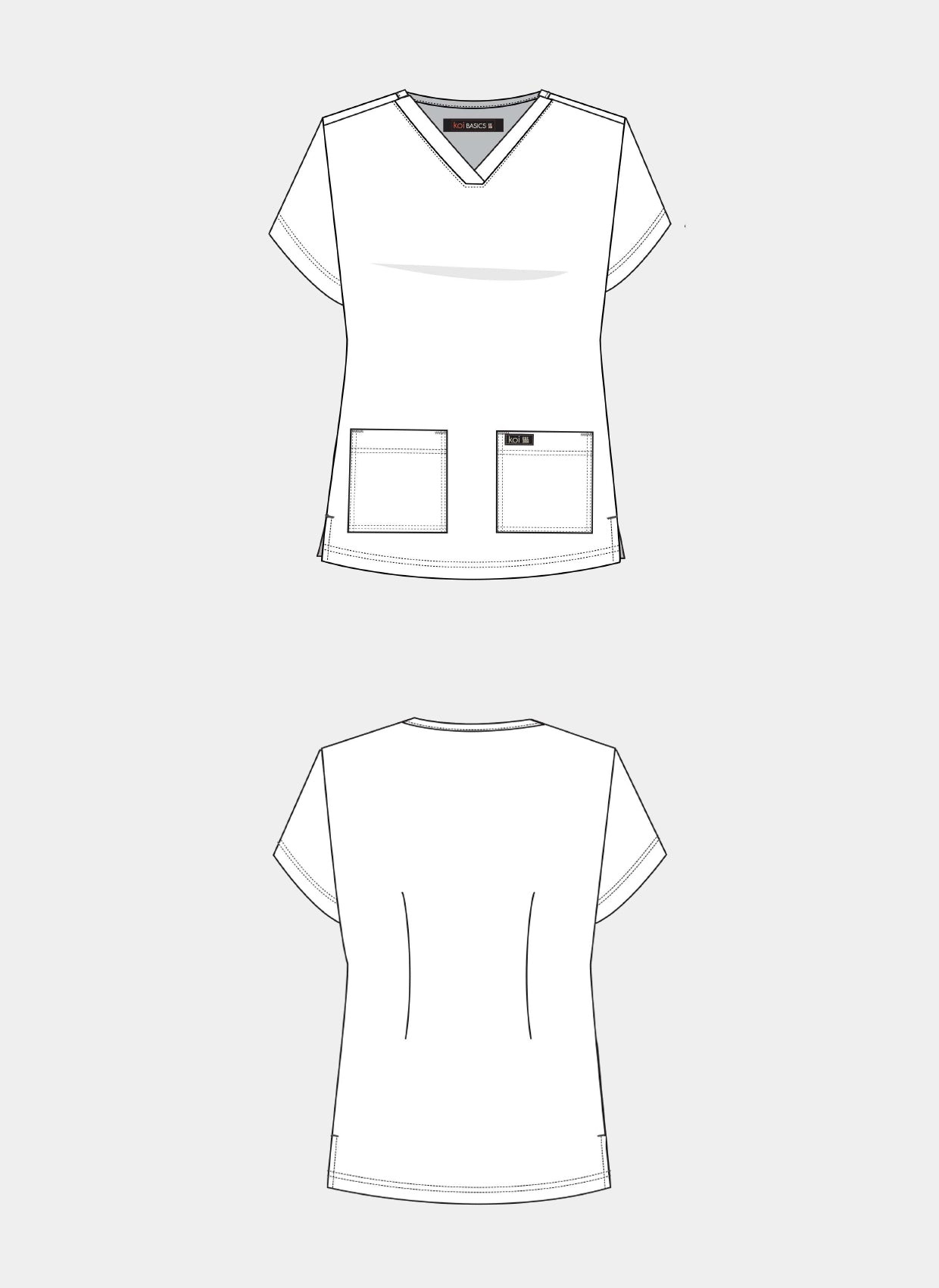 Women's scrub top