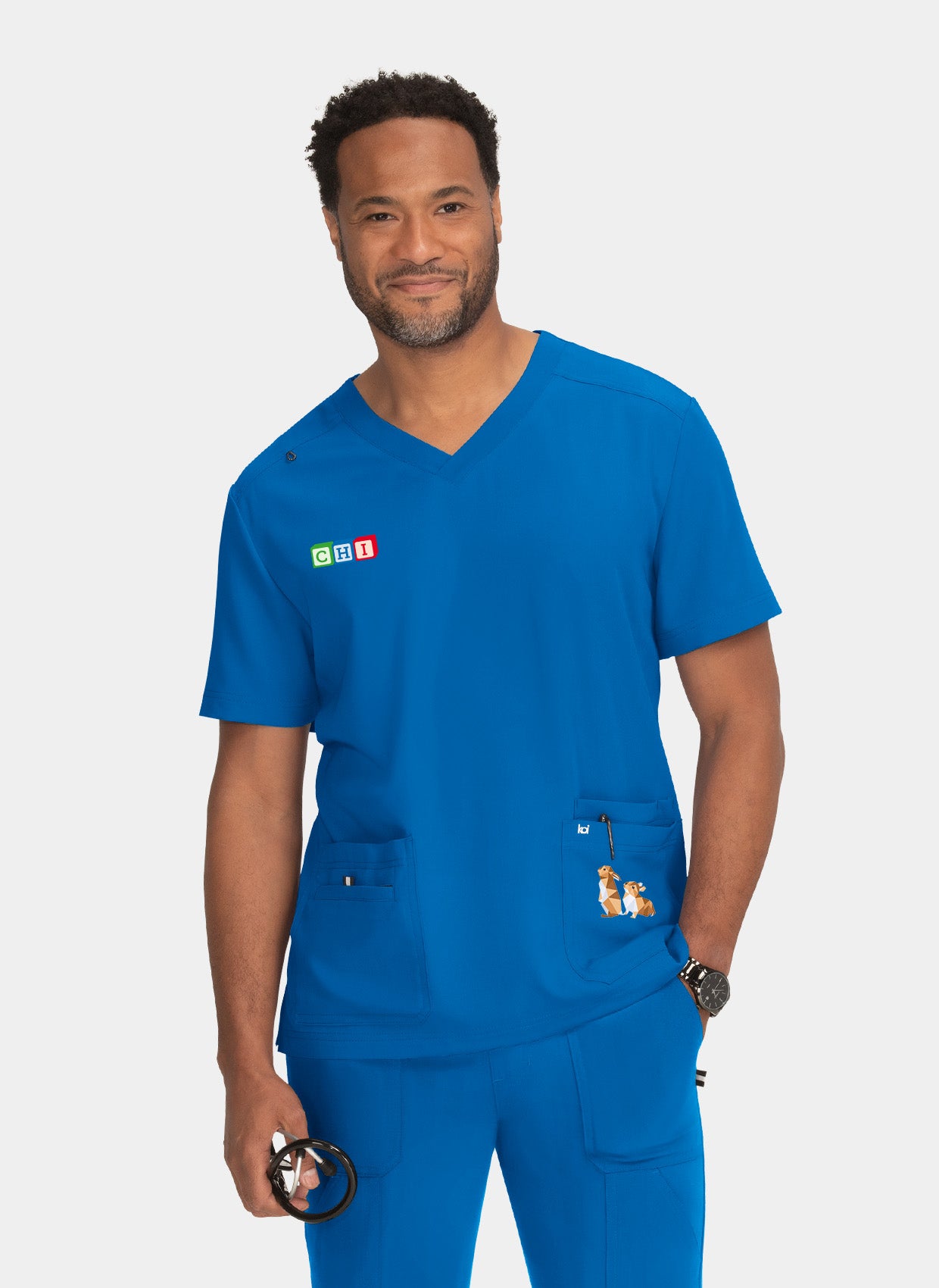 CHI Staff Nurse - Koi Next Gen Free To Be Scrub Top