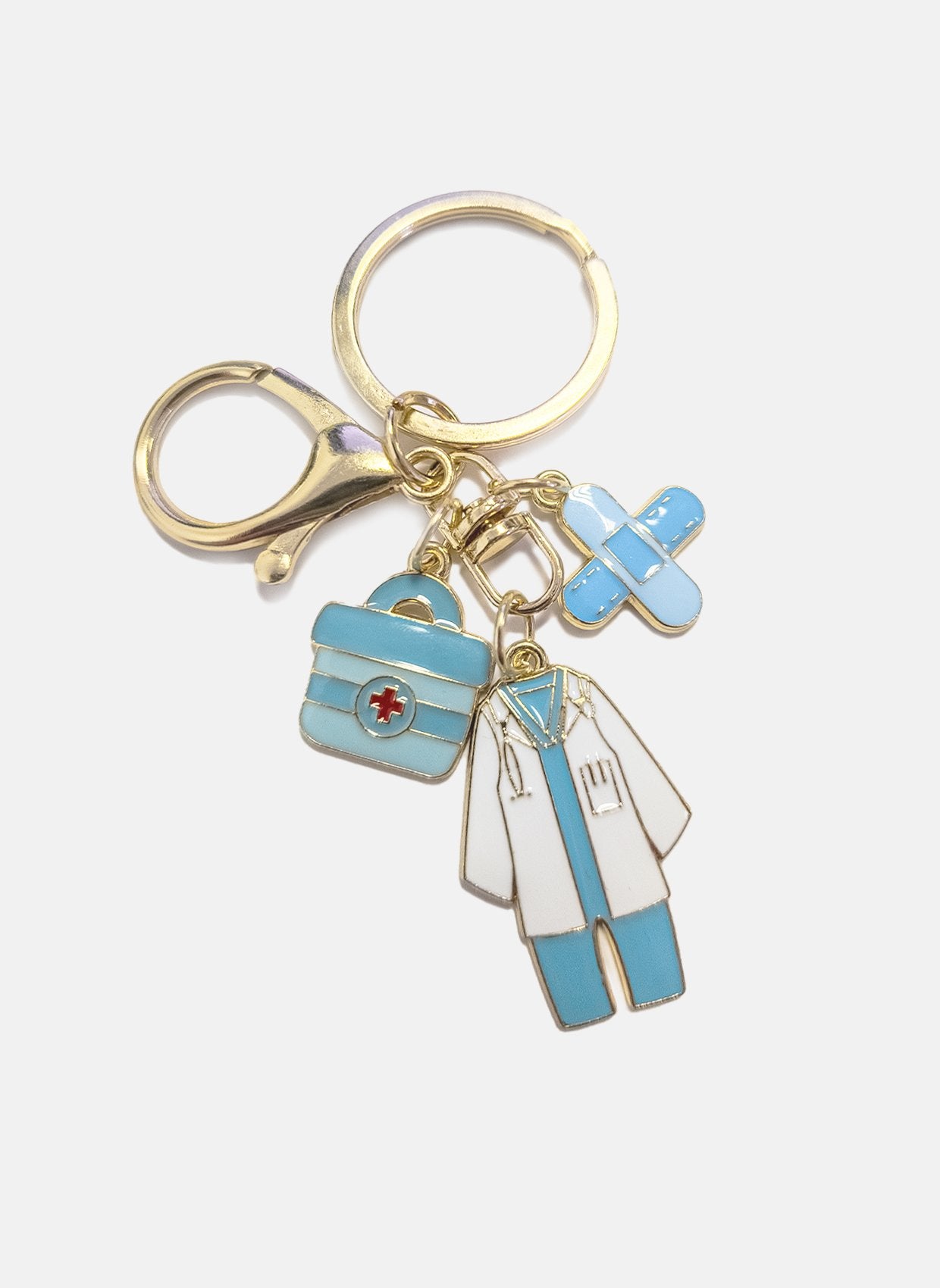 keychain medical the med life keychain blue