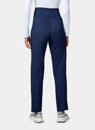 Cherokee WW Revolution Maternity Straight Leg Scrub Trousers WWE155-Navy-back