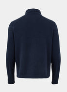 Navy blue fleece jacket