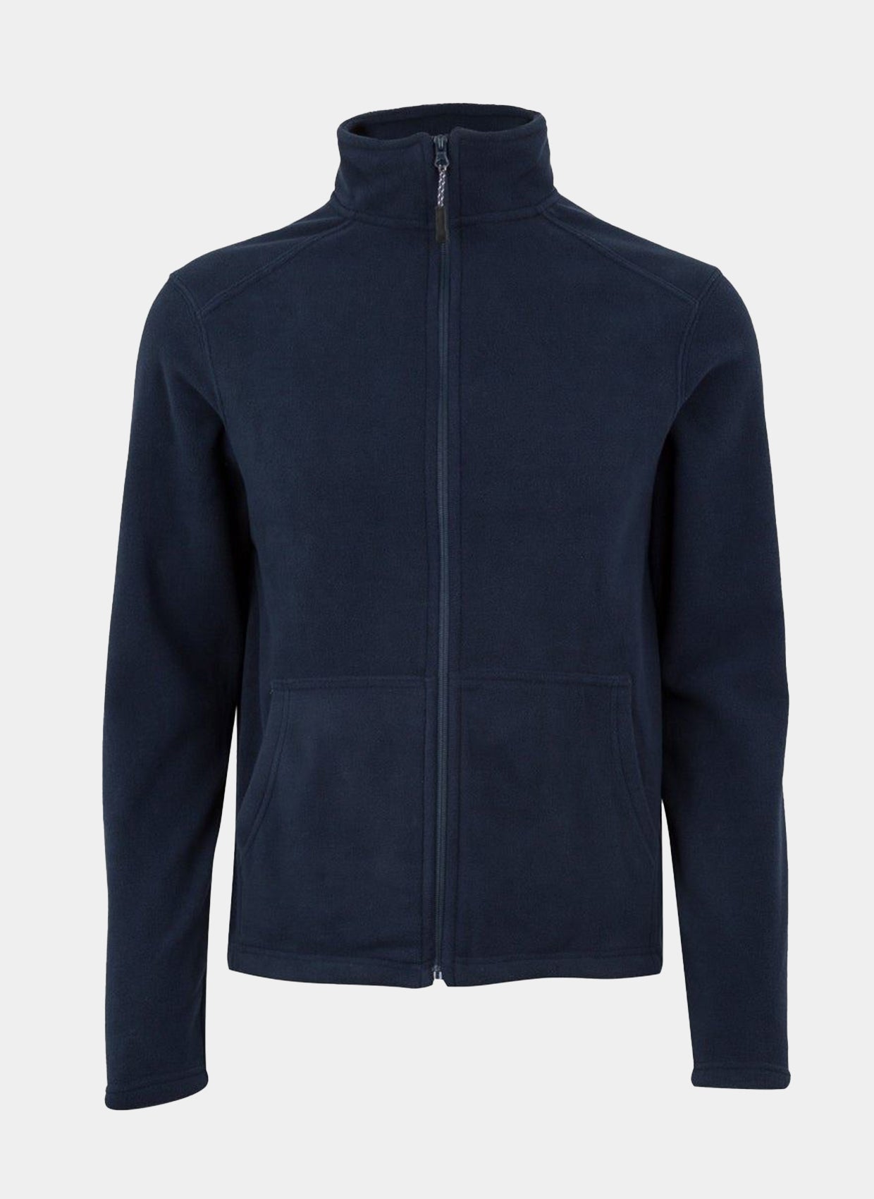 Navy blue fleece jacket