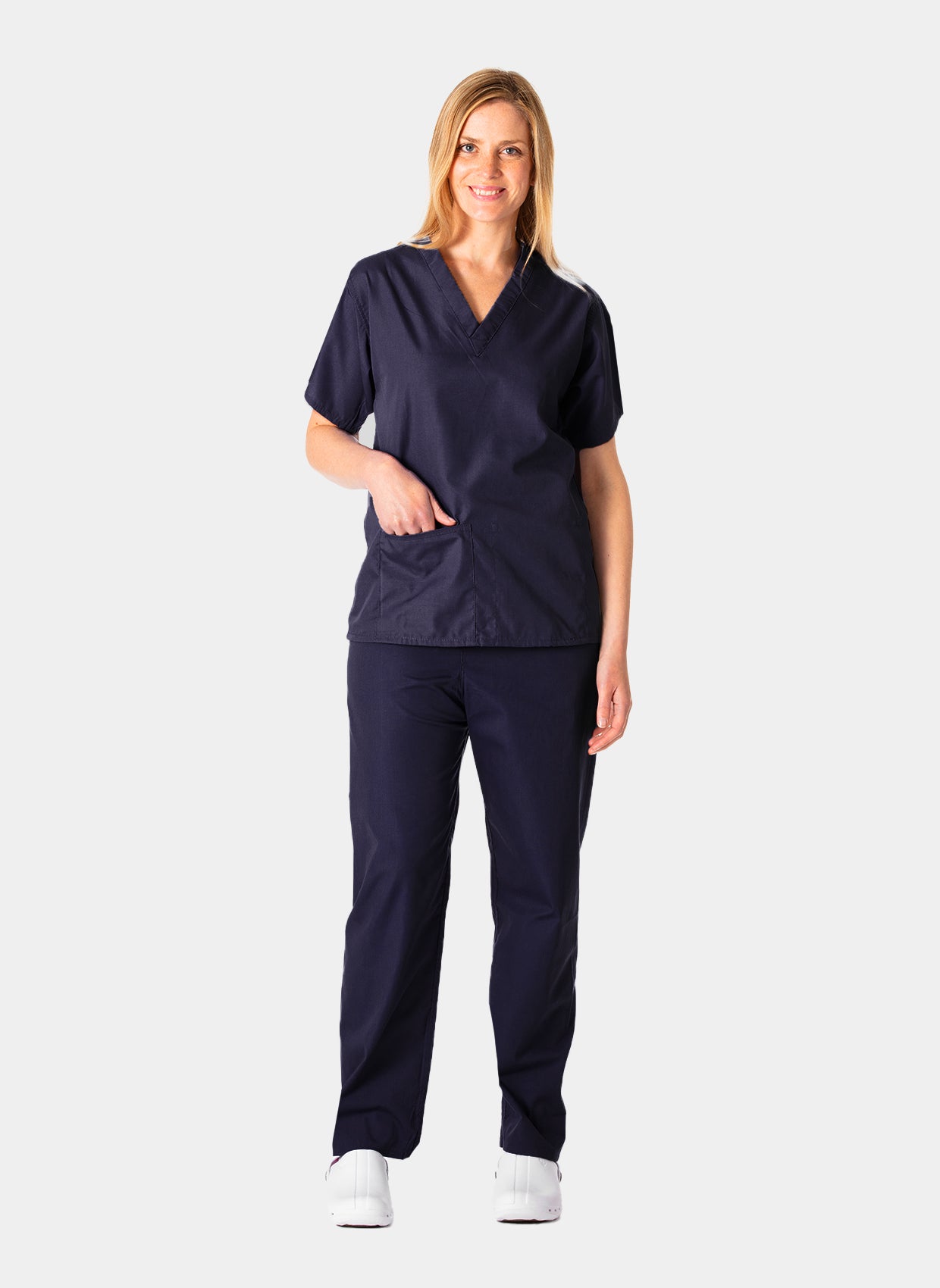 Budget Scrubs Unisex Set - Navy