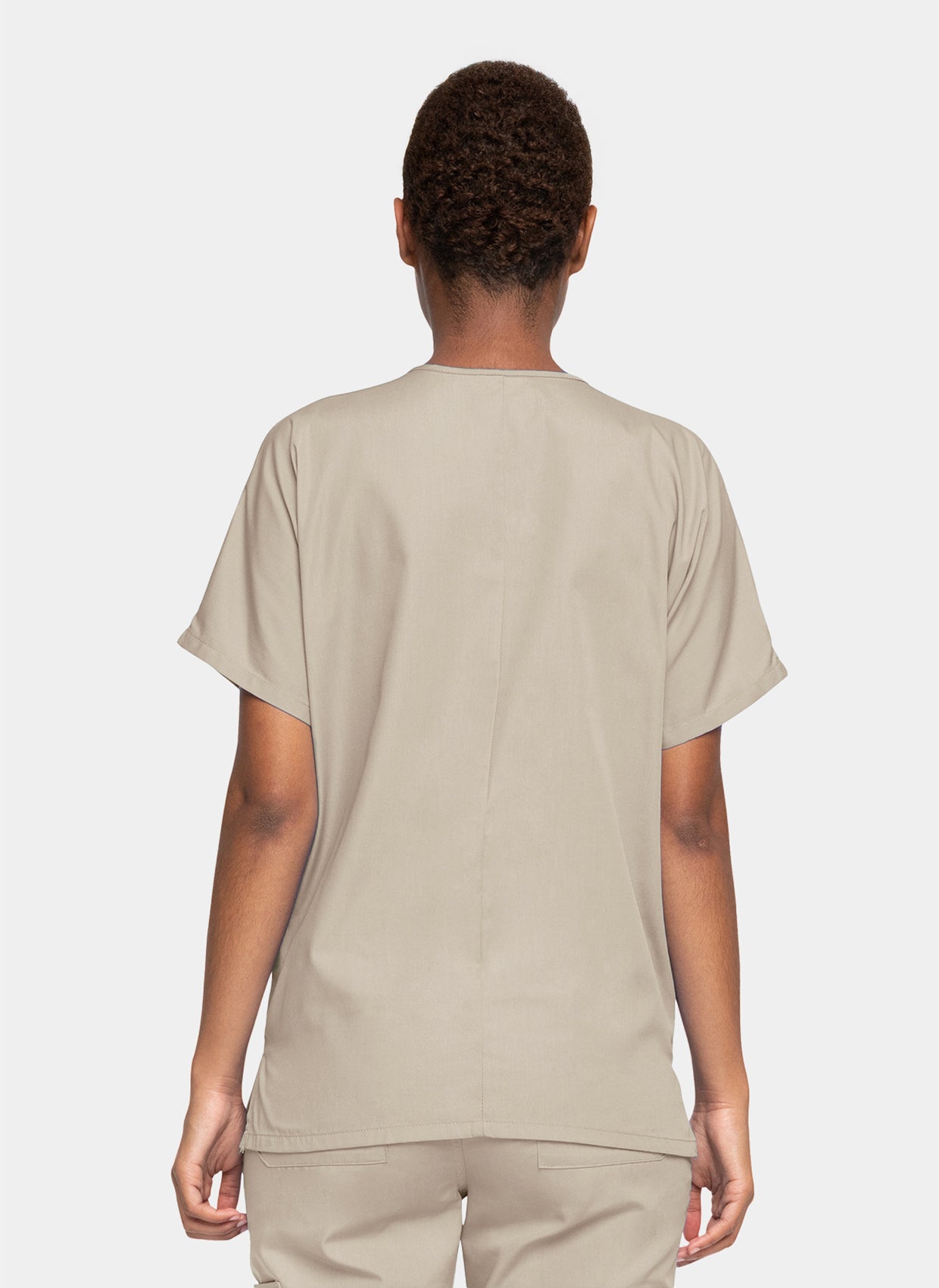 Cherokee Unisex Scrub Top - Khaki