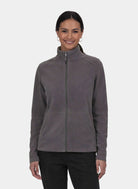 unisex perth fleece scrub jacket velilla grey