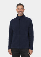 unisex perth fleece scrub jacket velilla navy