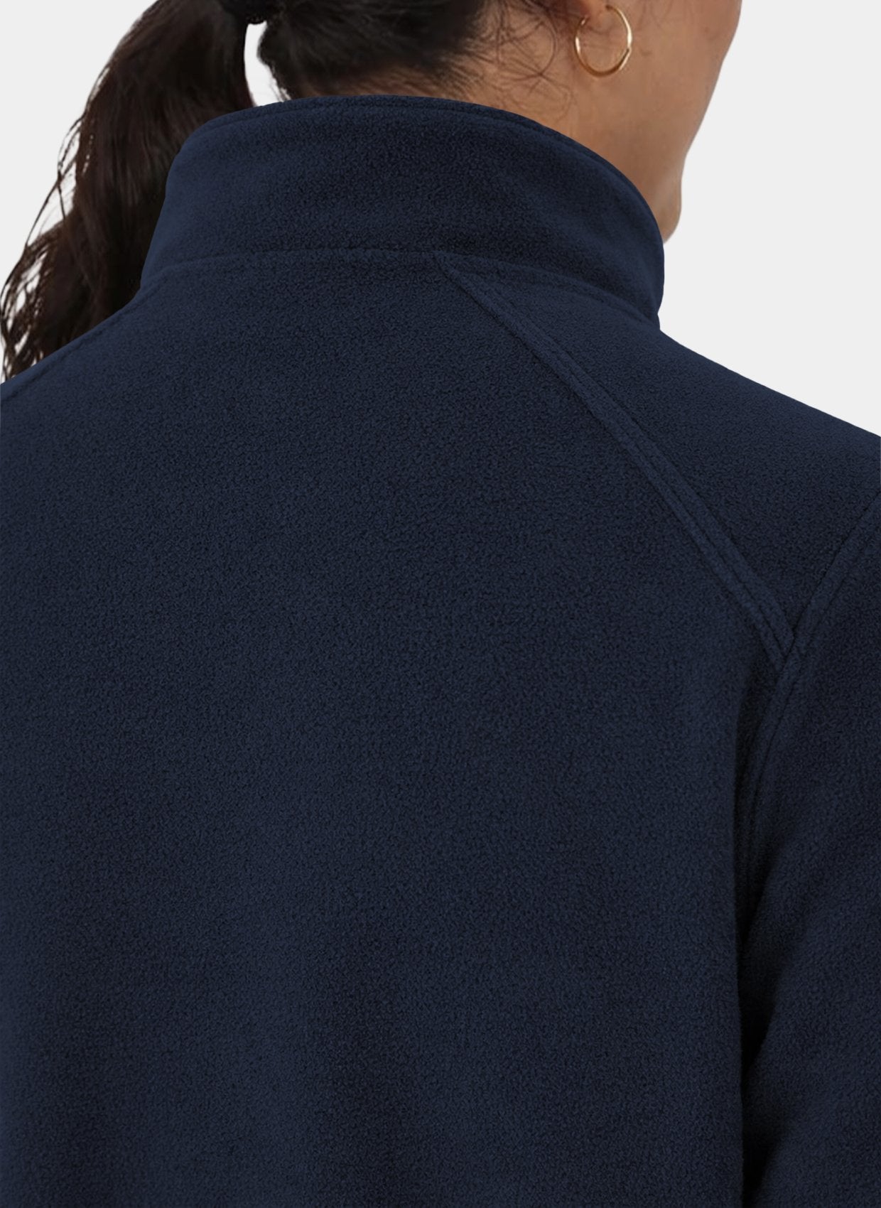 unisex perth fleece scrub jacket velilla navy