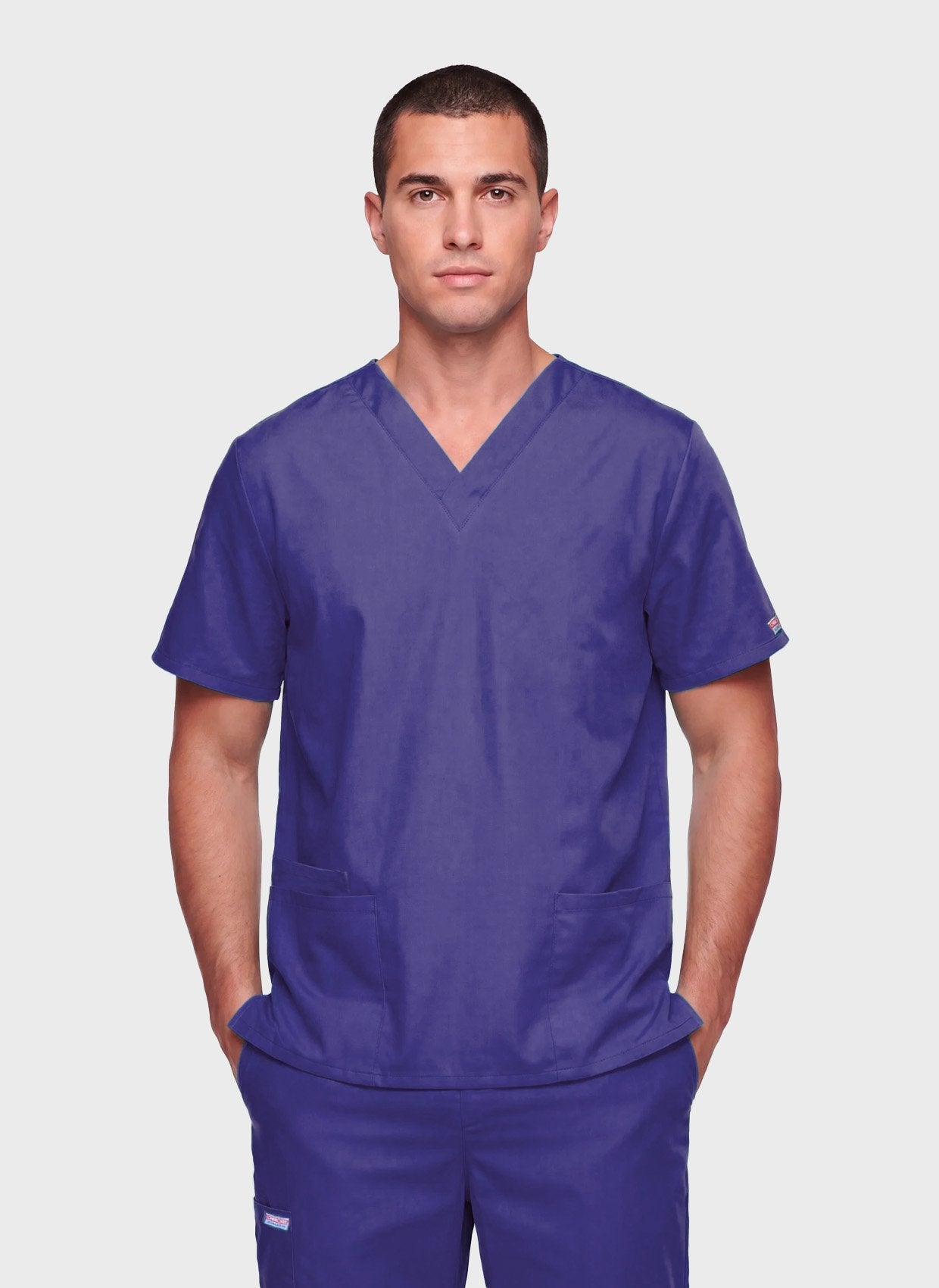 unisex-scrub-top-cherokee-originals-4700-grape3