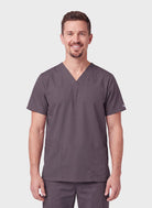 unisex-scrub-top-cherokee-originals-4700-pewter3