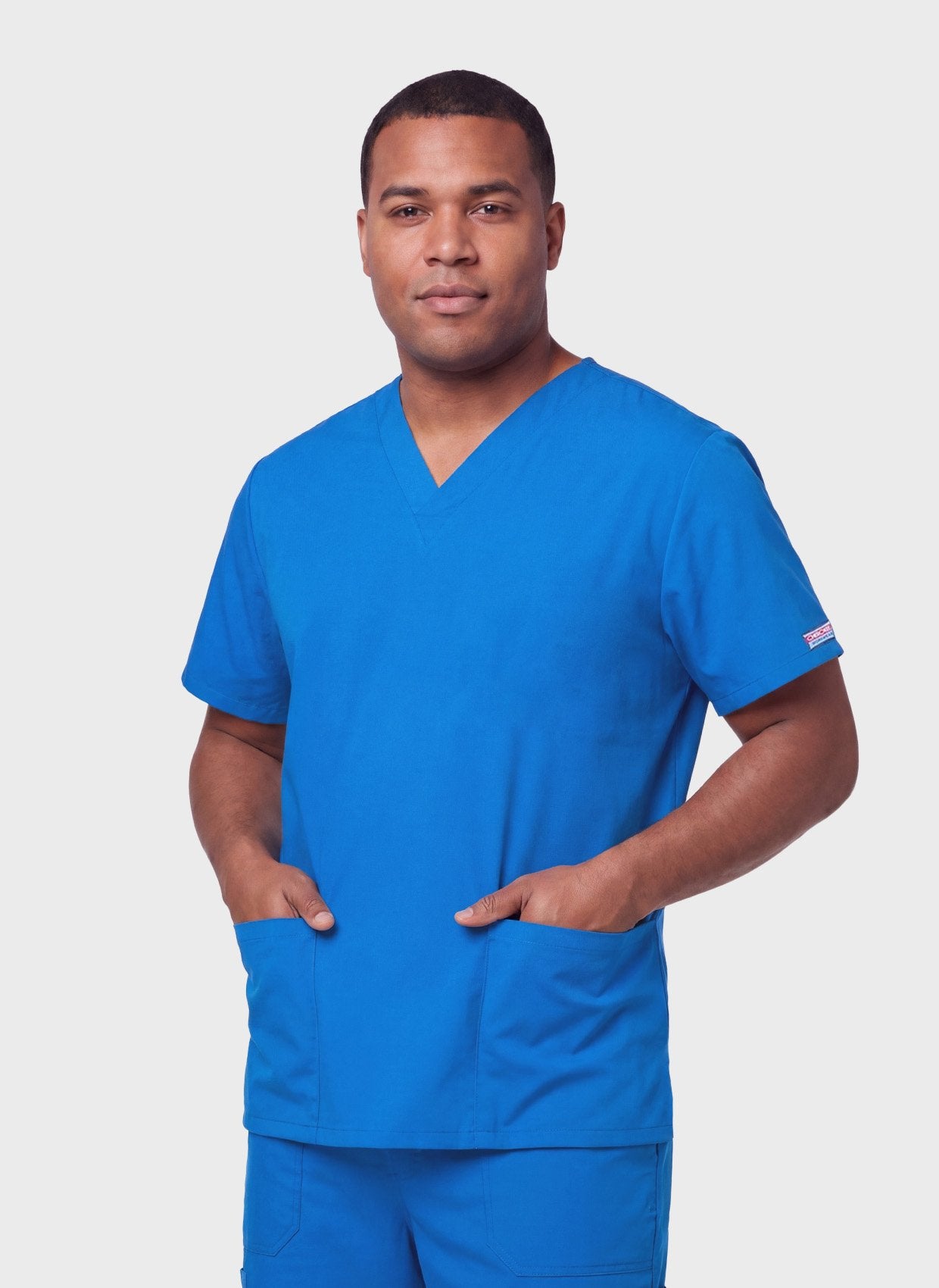 unisex-scrub-top-cherokee-originals-4700-royal3