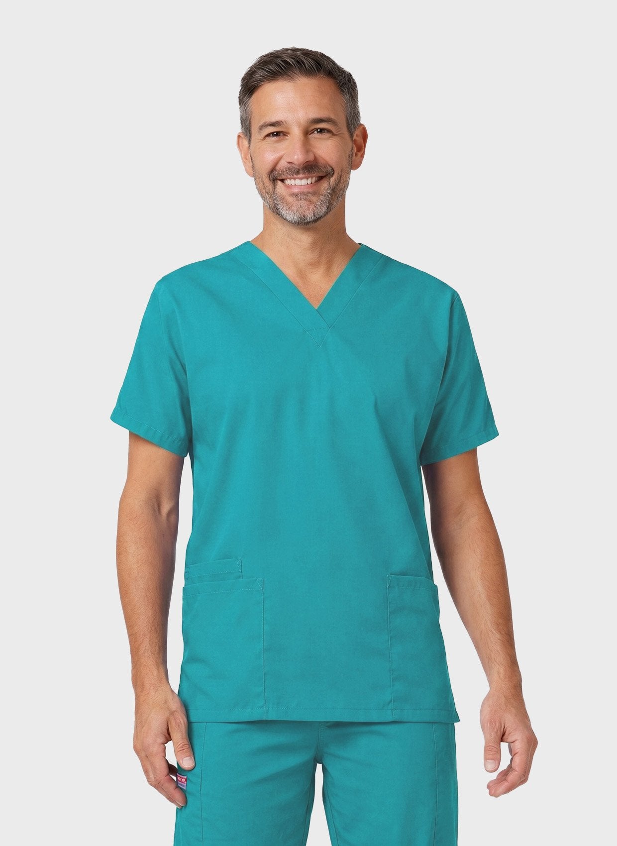 unisex-scrub-top-cherokee-originals-4700-teal3