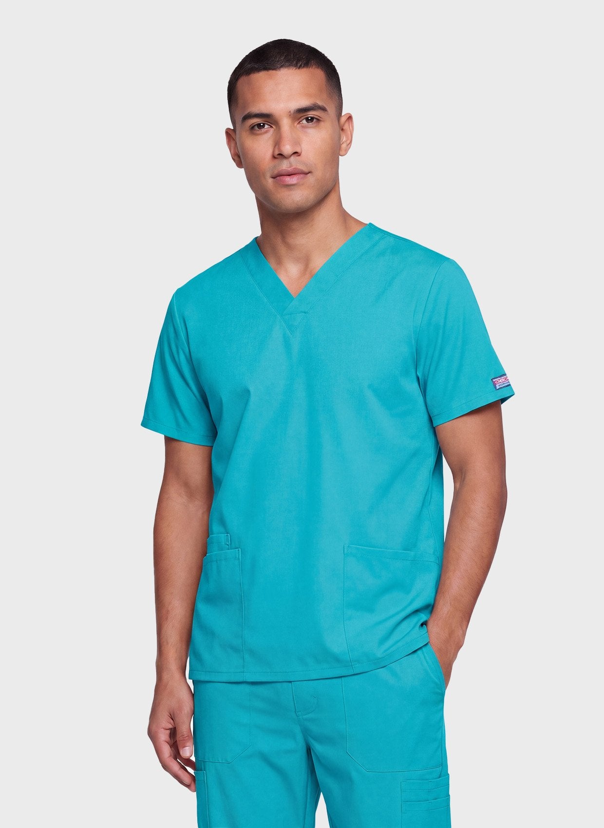 unisex-scrub-top-cherokee-originals-4700-turquoise3