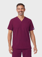 unisex-scrub-top-cherokee-originals-4700-wine3