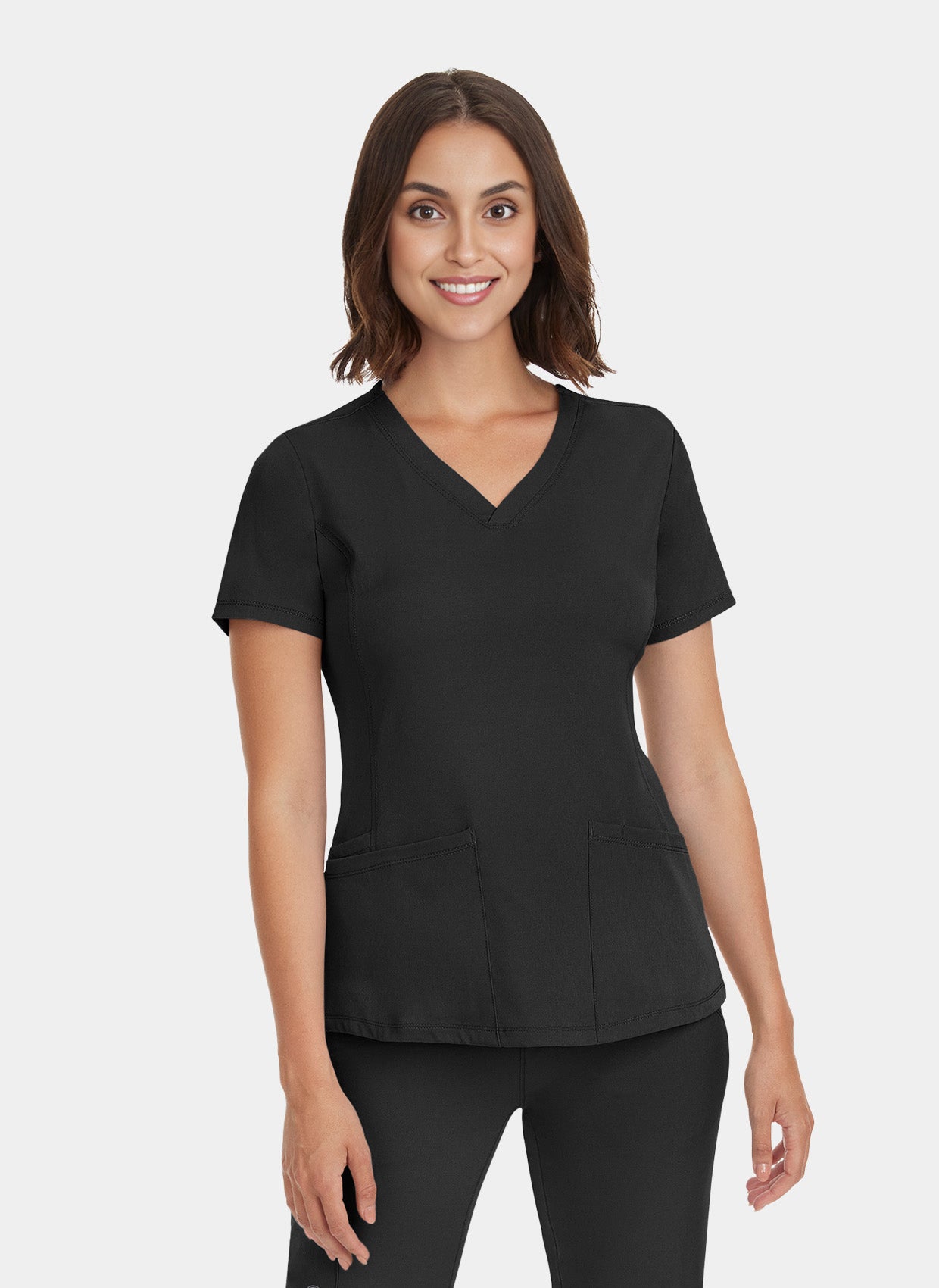 Healing Hands Monica Scrub Top - Black