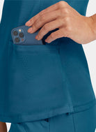 Healing Hands Monica Scrub Top - Caribbean