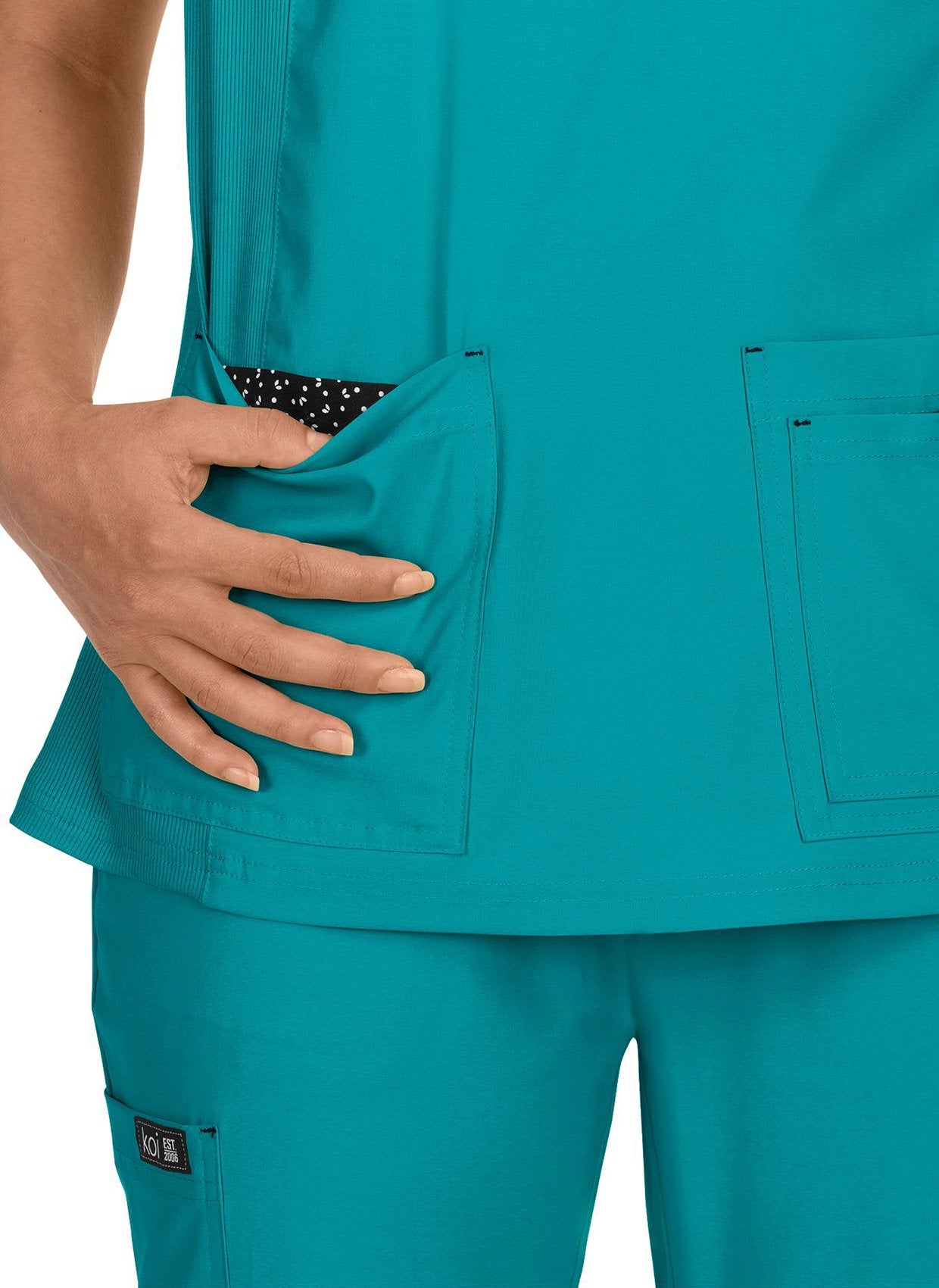 womens-koi-basics-katie-scrub-top-teal-3