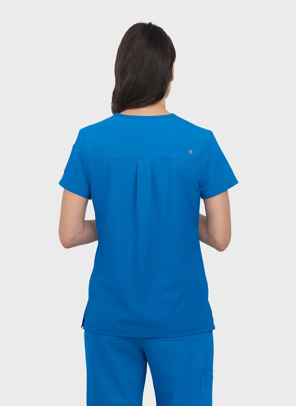 womens-koi-cureology-cardi-scrub-top-royal3