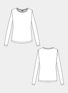 womens koi essentials rohan heart pointelle scrub top