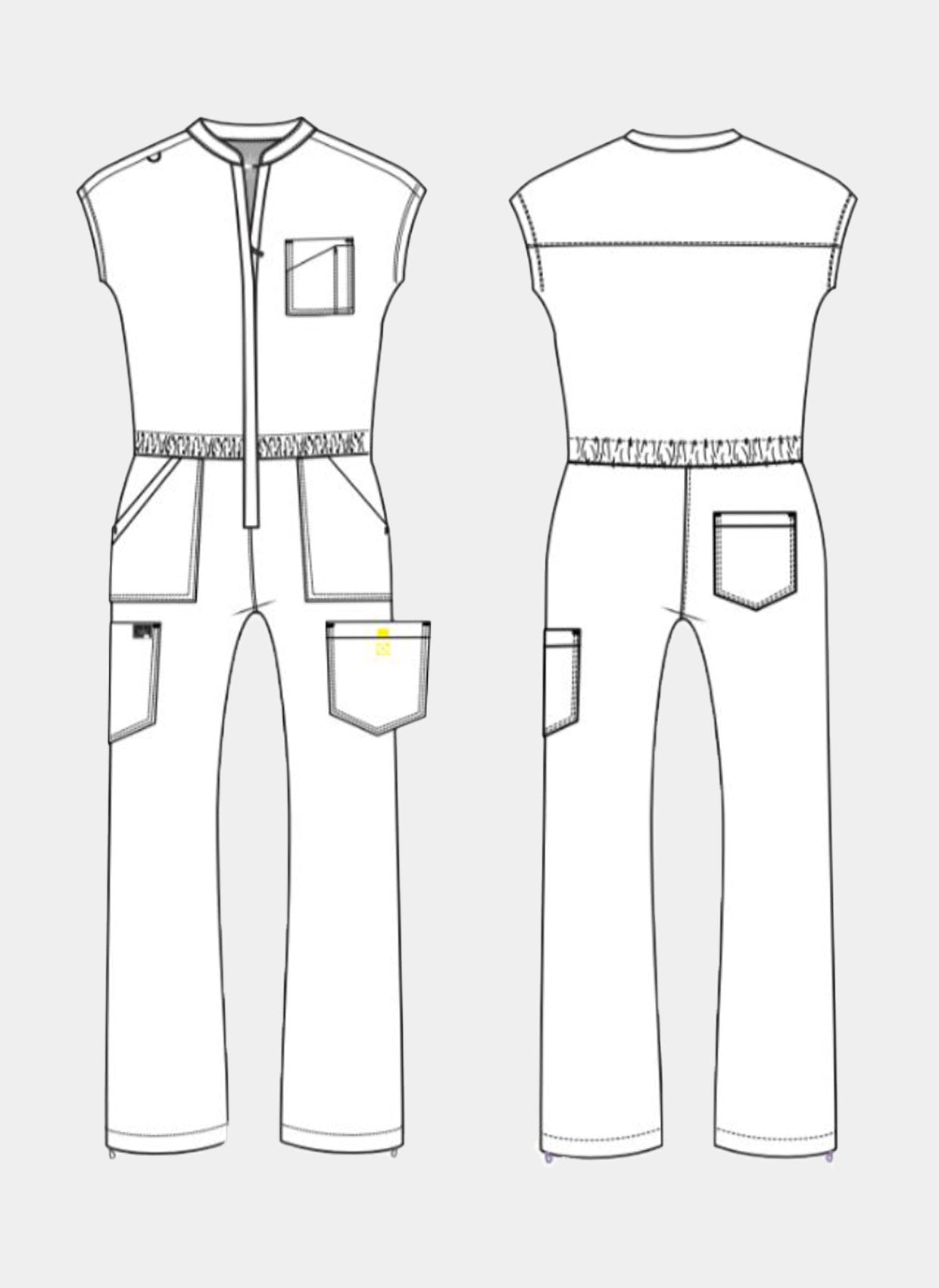 Koi Solis Anja Jumpsuit - Sketch