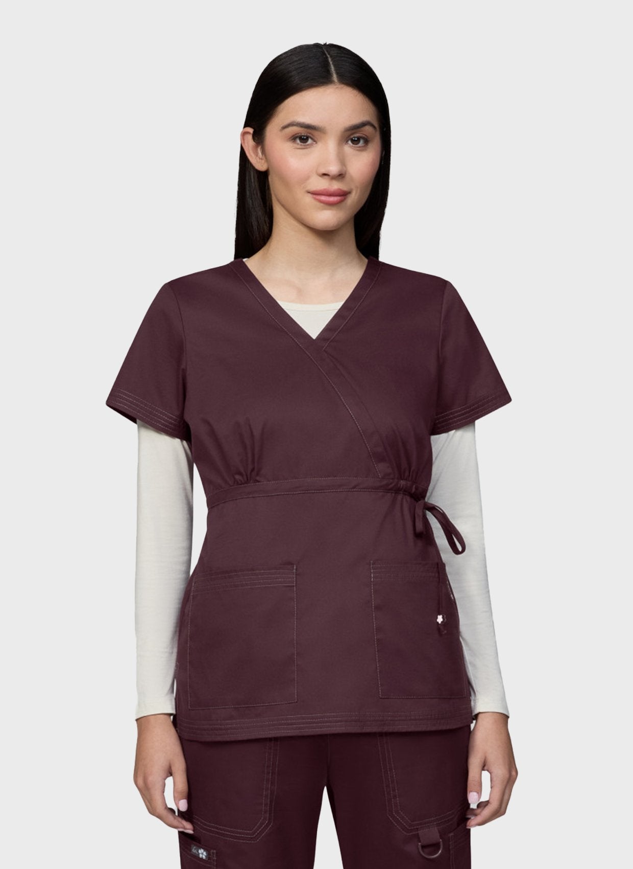 womens-scrub-tops-koi-classics-katelyn-cognac