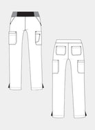 womens scrub trousers koi next gen on the move maternity sketch