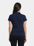 womens stretch polo shirt velilla navy